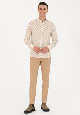 Erkek Camel Kanvas Pantolon - 50263741046