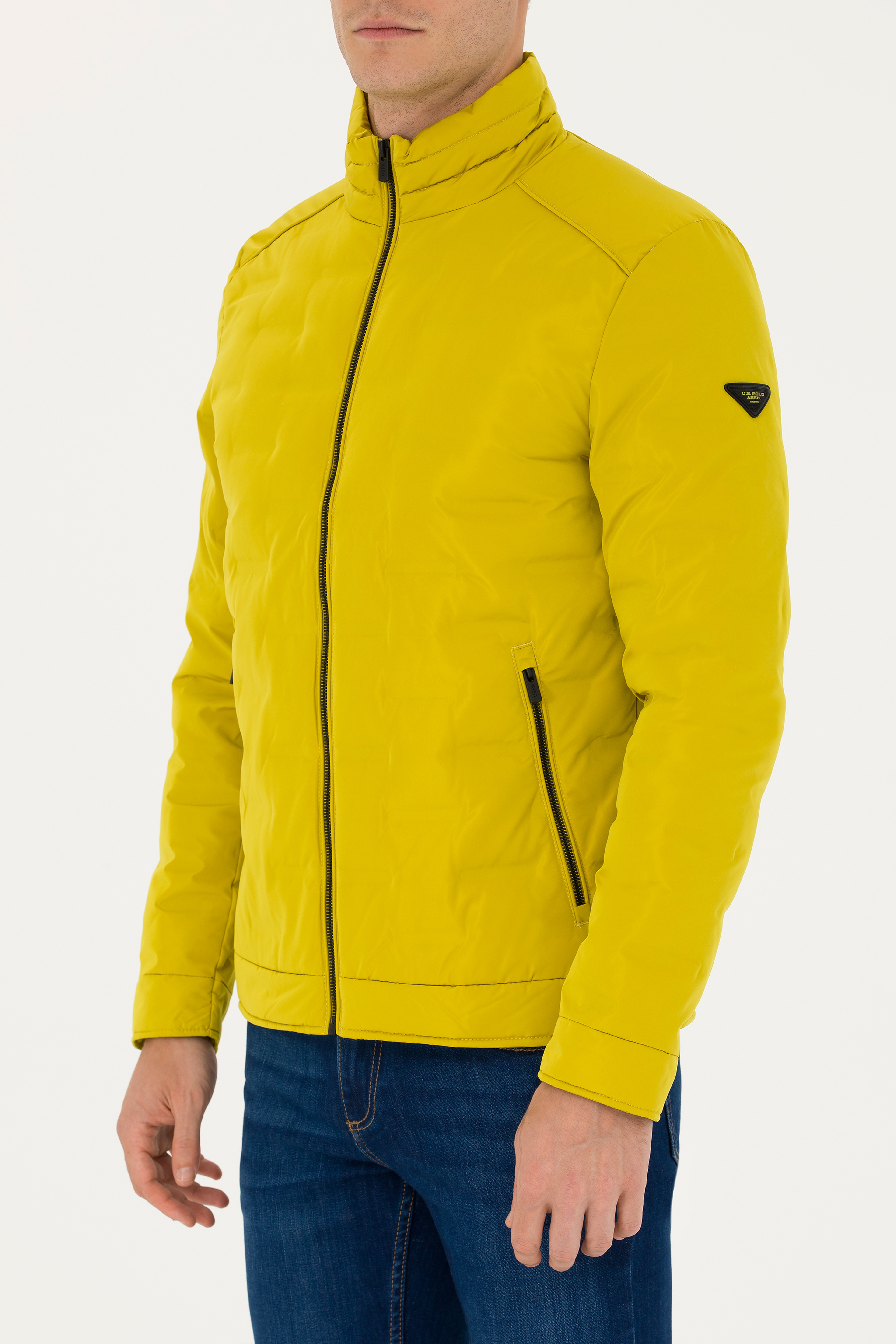 Erkek Neon Sarı Mont