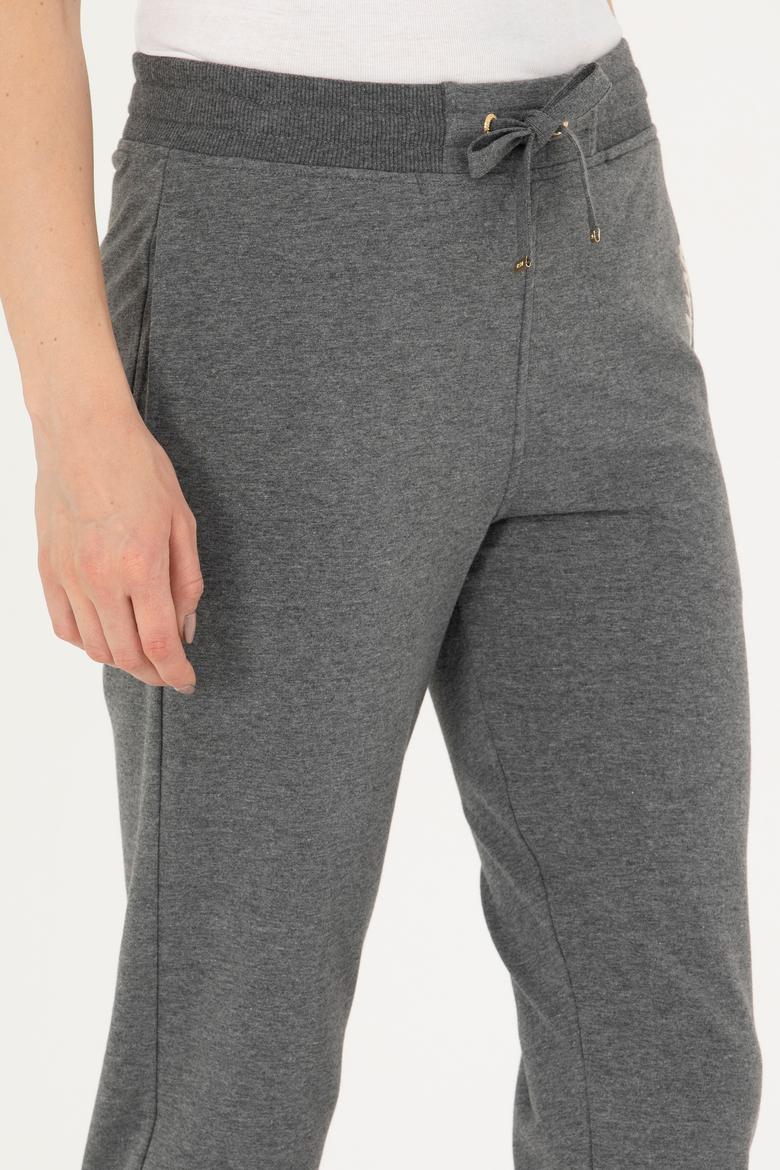 Kadın Antrasit Melanj Eşofman Altı - 50276509018