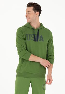 Erkek Yeşil Basic Sweatshirt - 50276087047