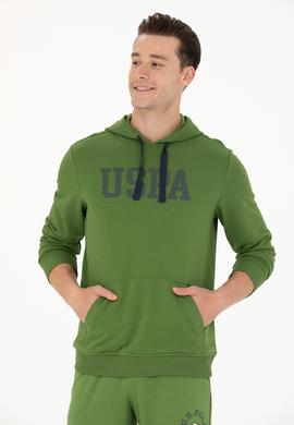 Erkek Yeşil Basic Sweatshirt - 50276087047