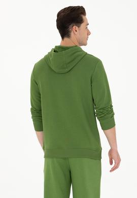 Erkek Yeşil Basic Sweatshirt - 50276087047