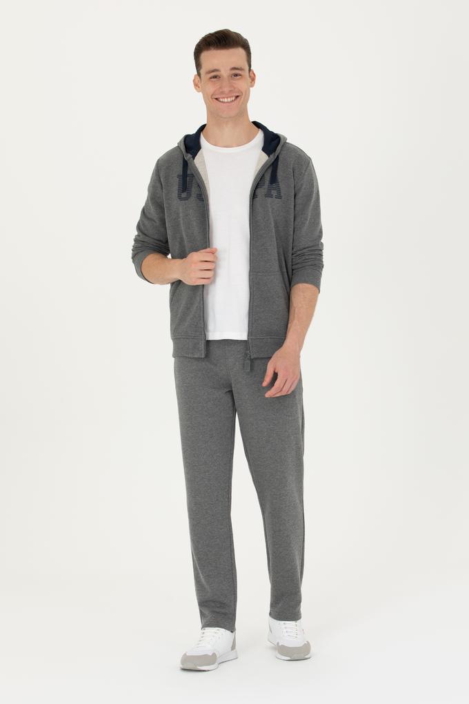 Erkek Antrasit Melanj Eşofman Altı