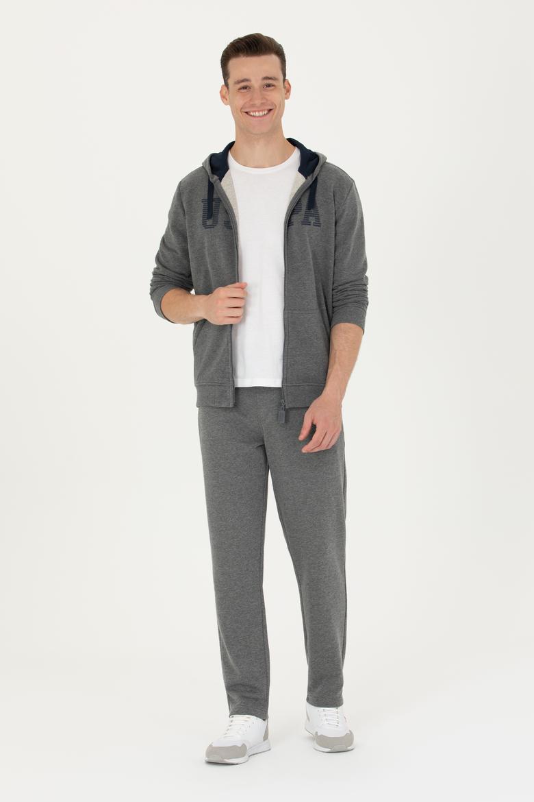 Erkek Antrasit Melanj Eşofman Altı