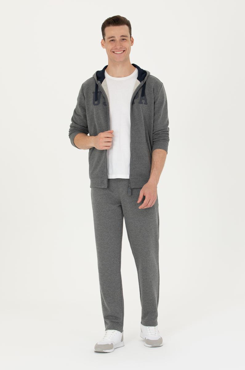 Erkek Antrasit Melanj Eşofman Altı