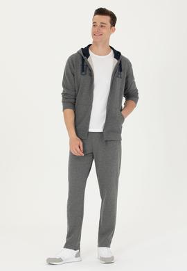 Erkek Antrasit Melanj Eşofman Altı - 50273951090