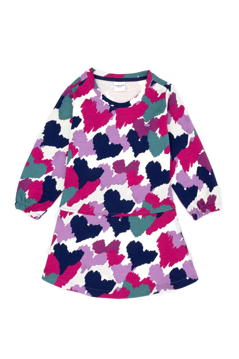 Kız Çocuk Menekşe Örme Elbise