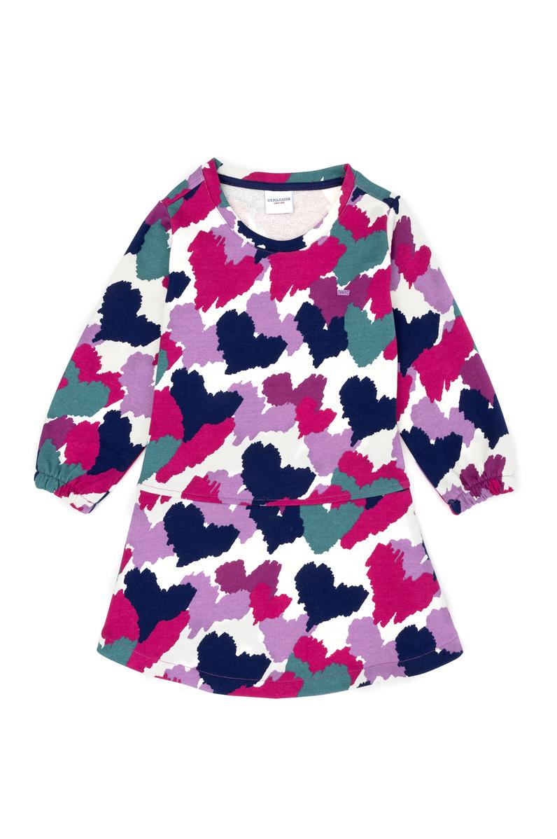 Kız Çocuk Menekşe Örme Elbise