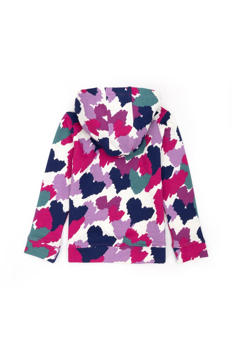 Kız Çocuk Menekşe Kapüşonlu Sweatshirt - 50272405032