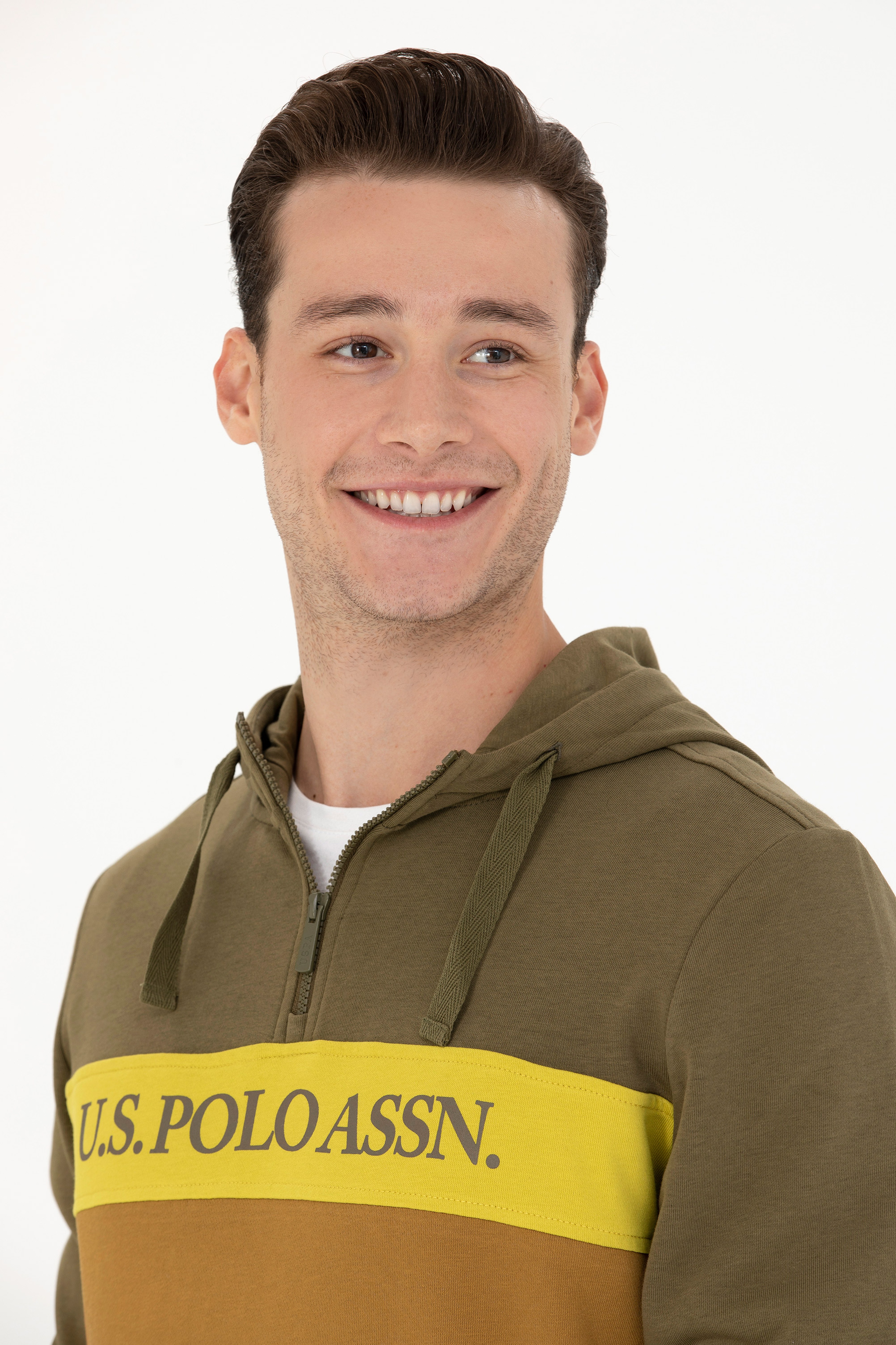 Erkek Haki Sweatshirt - Image 2