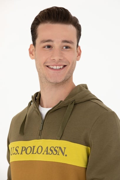 Erkek Haki Sweatshirt