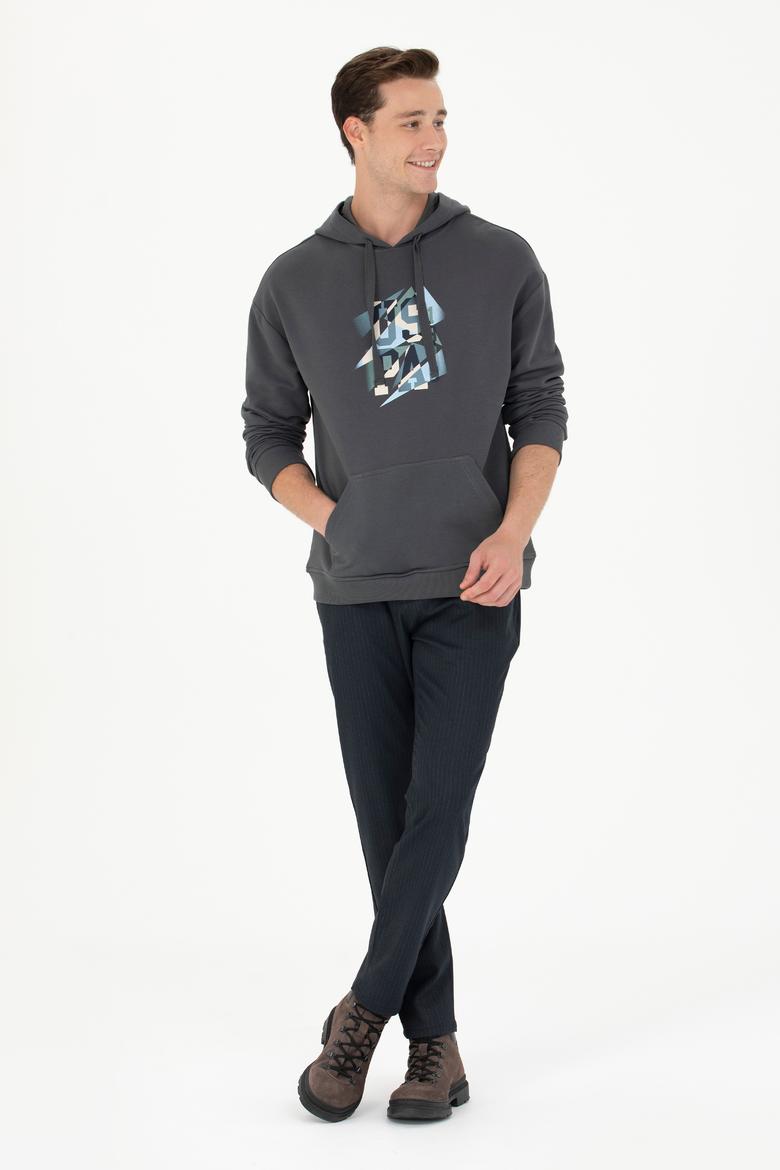 Erkek Antrasit Sweatshirt - 50274056018