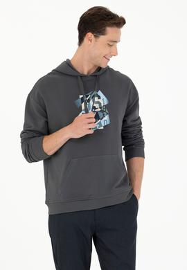 Erkek Antrasit Sweatshirt - 50274056018
