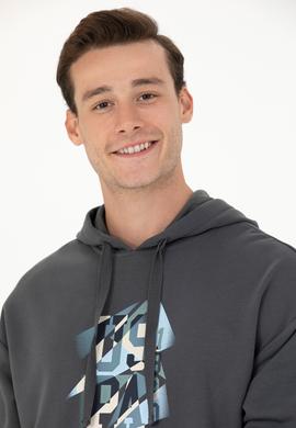 Erkek Antrasit Sweatshirt - 50274056018