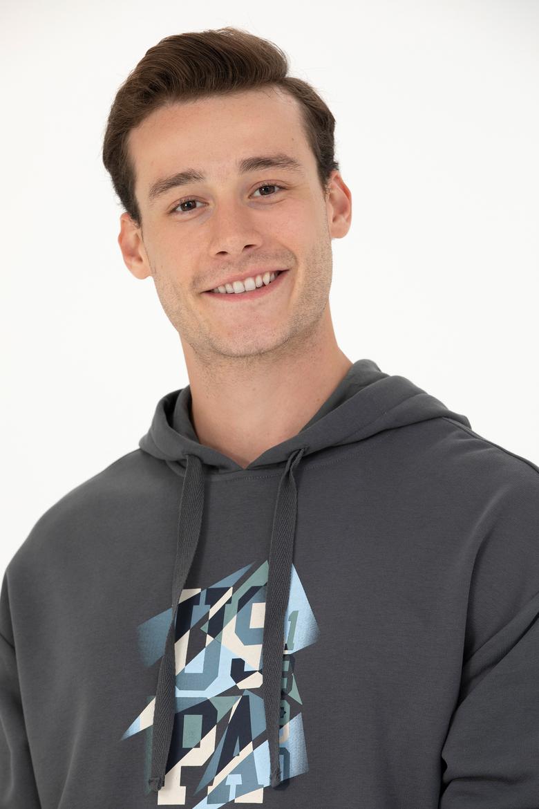 Erkek Antrasit Sweatshirt - 50274056018