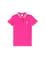 Kız Çocuk Fuşya Basic Polo Yaka Tişört