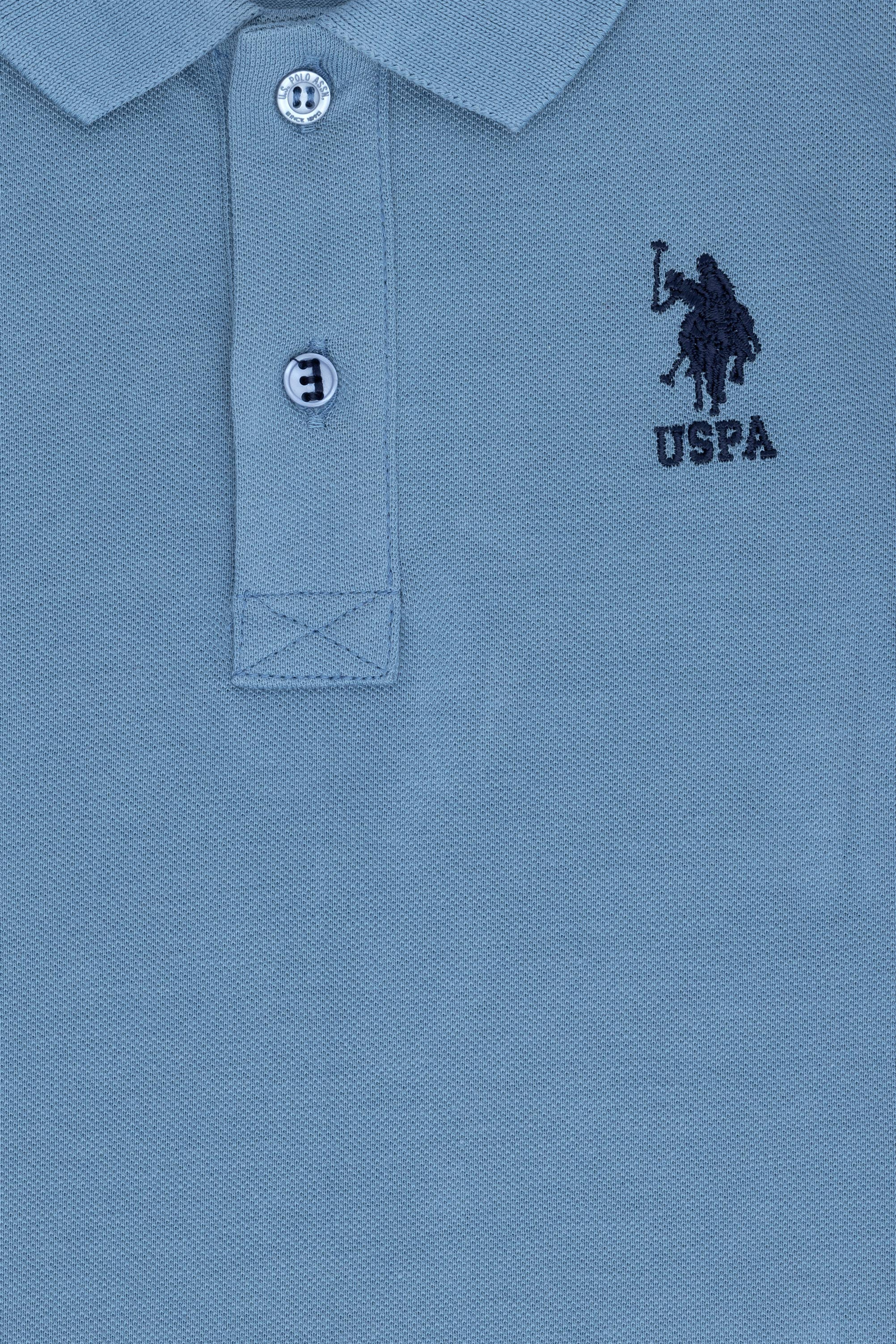 Erkek Çocuk İndigo Basic Polo Yaka Tişört - Image 3