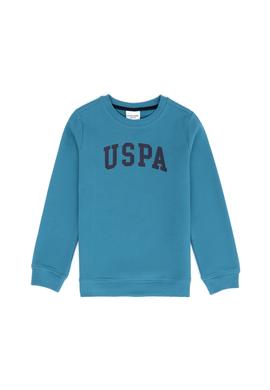 Erkek Çocuk Petrol Basic Bisiklet Yaka Sweatshirt - 50273757232