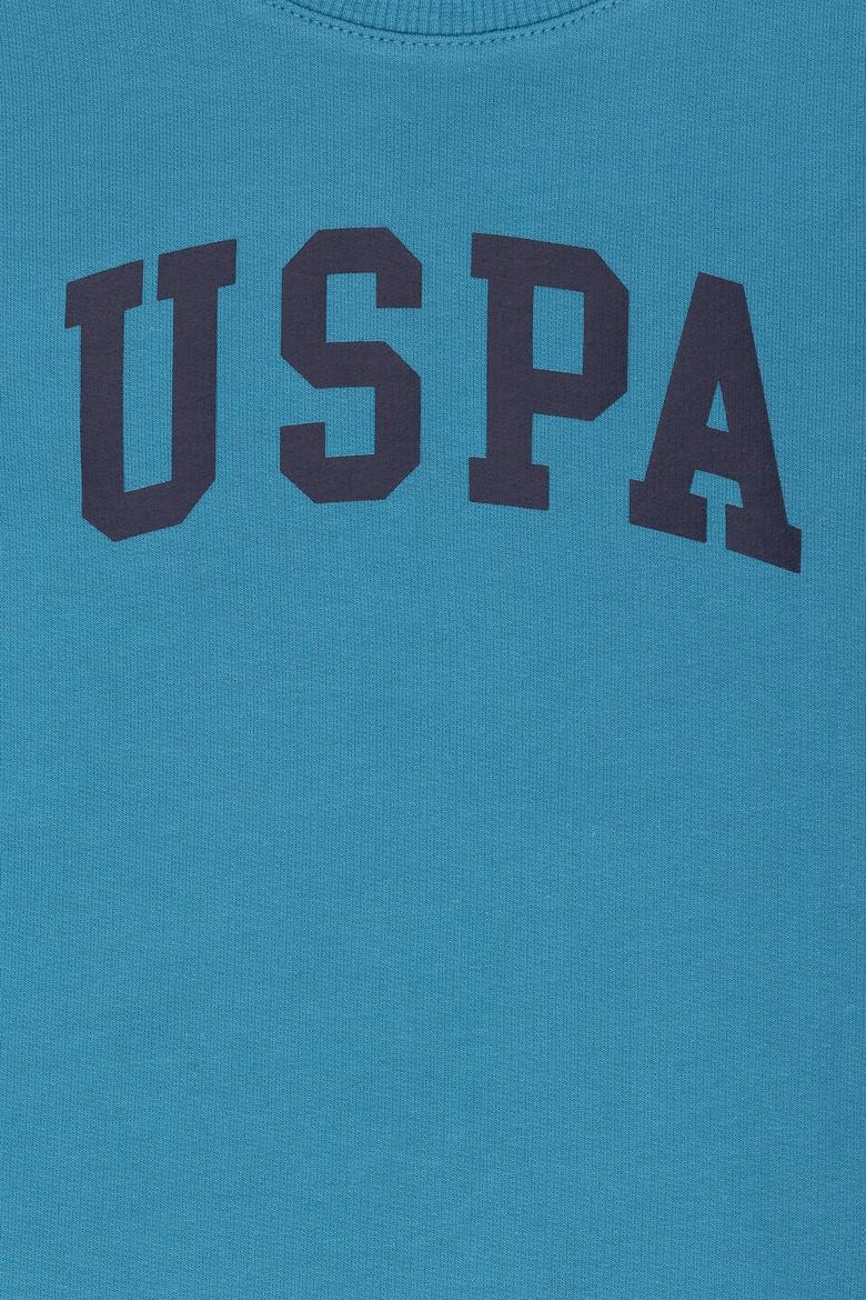 Erkek Çocuk Petrol Basic Bisiklet Yaka Sweatshirt - 50273757232