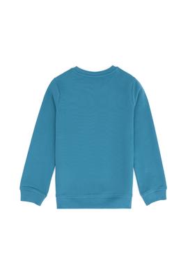 Erkek Çocuk Petrol Basic Bisiklet Yaka Sweatshirt - 50273757232