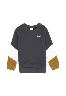 Erkek Çocuk Antrasit Bisiklet Yaka Sweatshirt - 50274452012