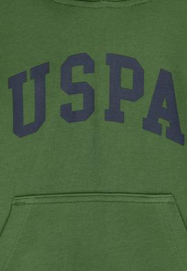 Çocuk Yeşil Basic Kapüşonlu Sweatshirt - 50277088128