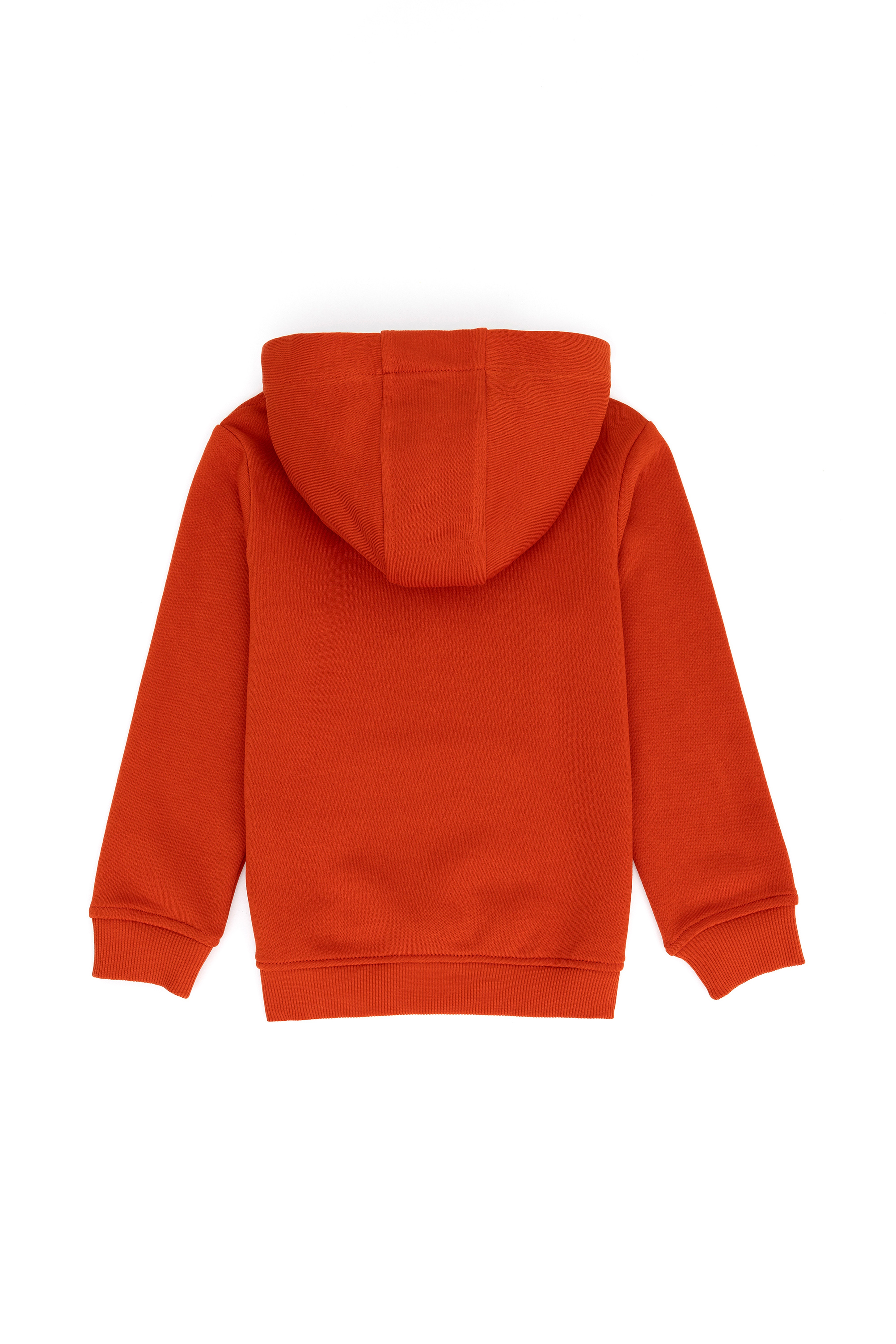 Çocuk Kiremit Basic Kapüşonlu Sweatshirt