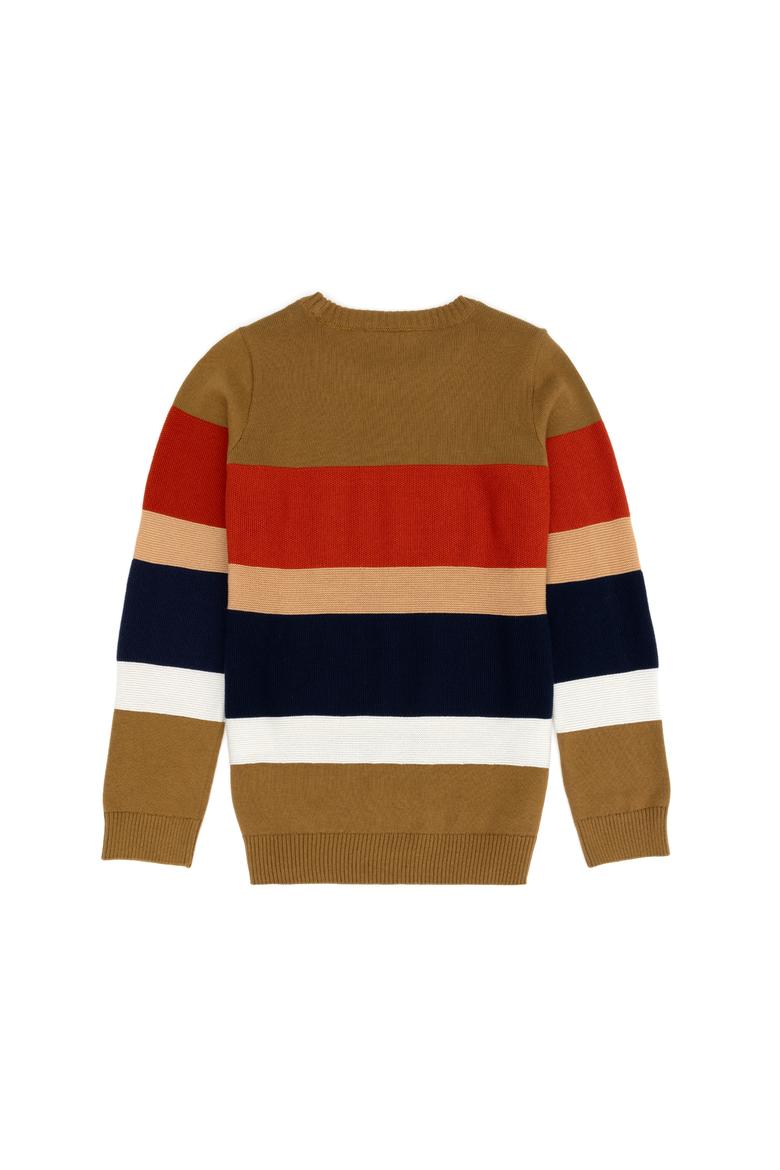 Erkek Çocuk Açık Haki Bisiklet Yaka Kazak - 50271362011