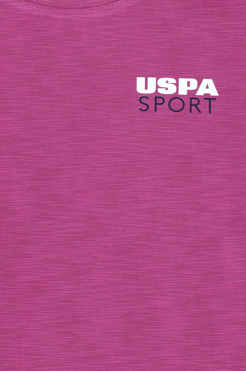 Kız Çocuk Menekşe Bisiklet Yaka Tişört