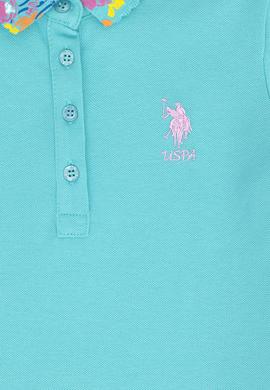 Kız Çocuk Mint Basic Polo Yaka Tişört - 50265667144
