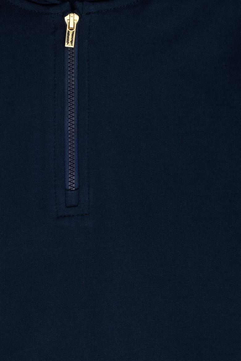 Kız Çocuk Lacivert Kapüşonlu Sweatshirt - 50276918001