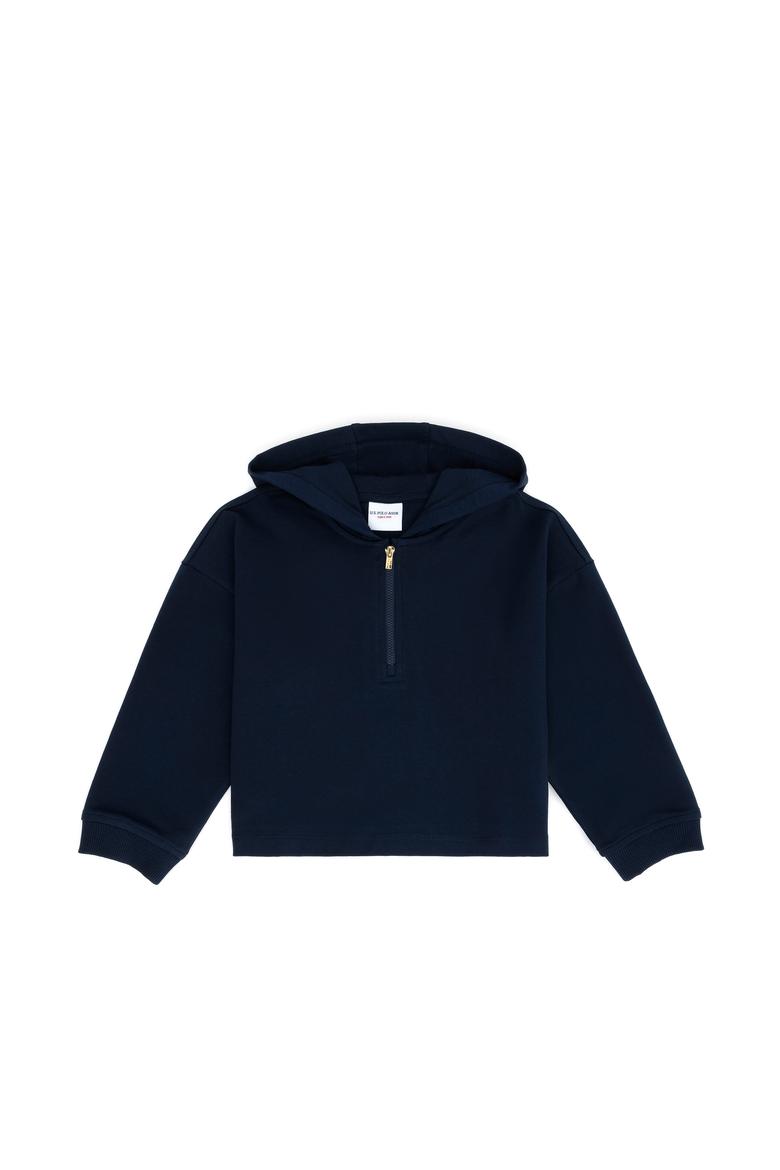 Kız Çocuk Lacivert Kapüşonlu Sweatshirt - 50276918001