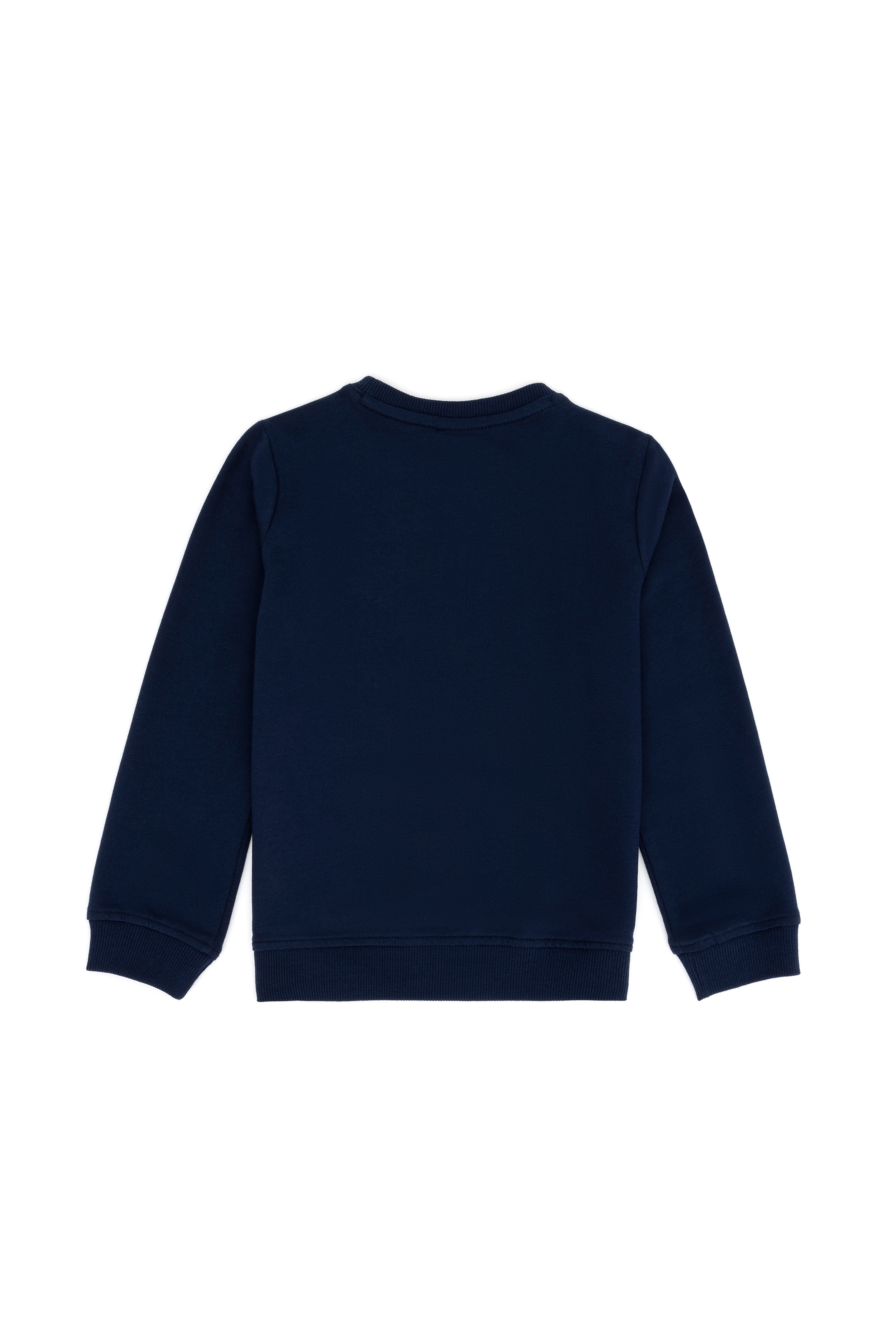 Çocuk Lacivert Bisiklet Yaka Sweatshirt - Image 2