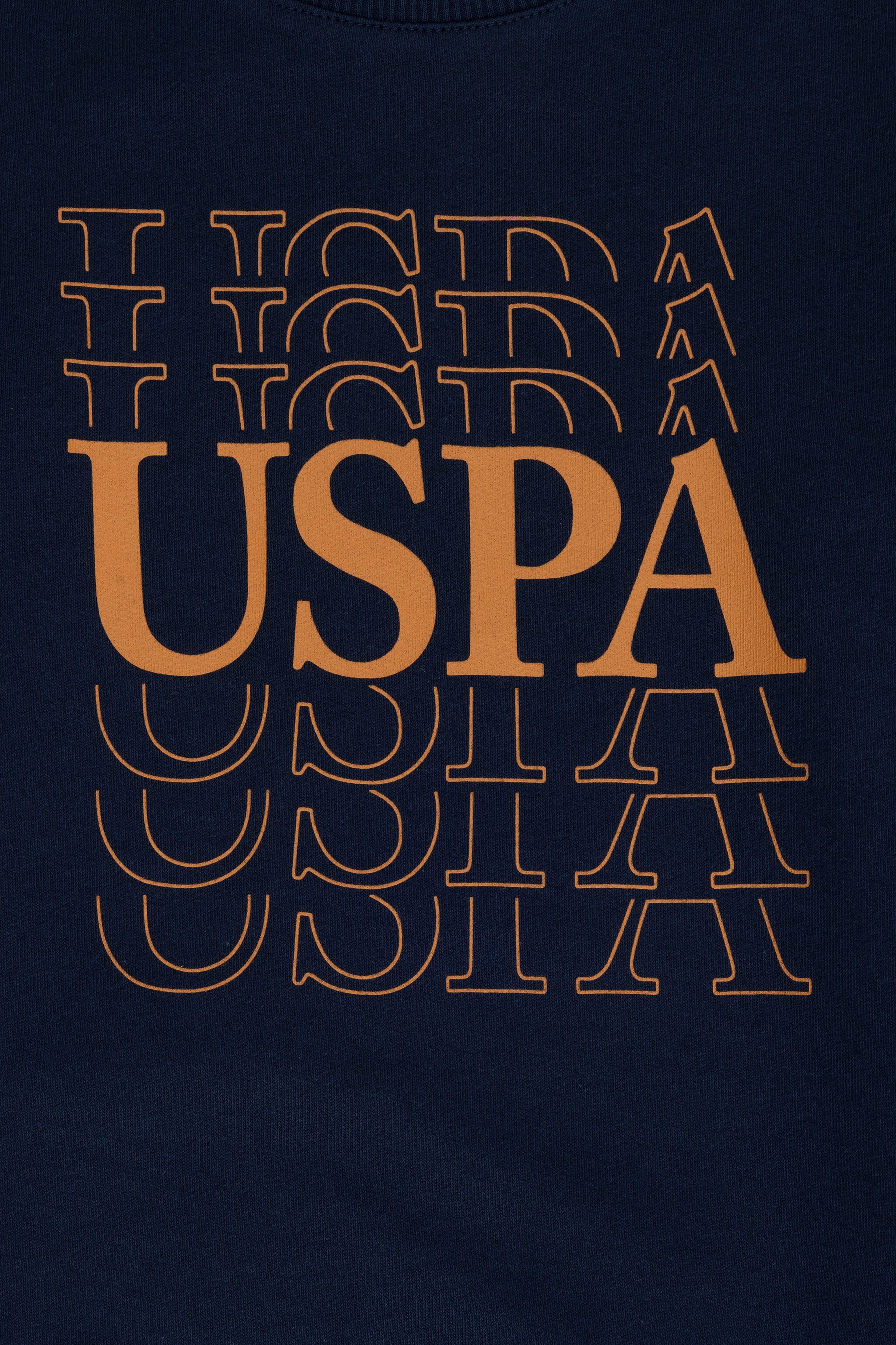 Çocuk Lacivert Bisiklet Yaka Sweatshirt - Image 3