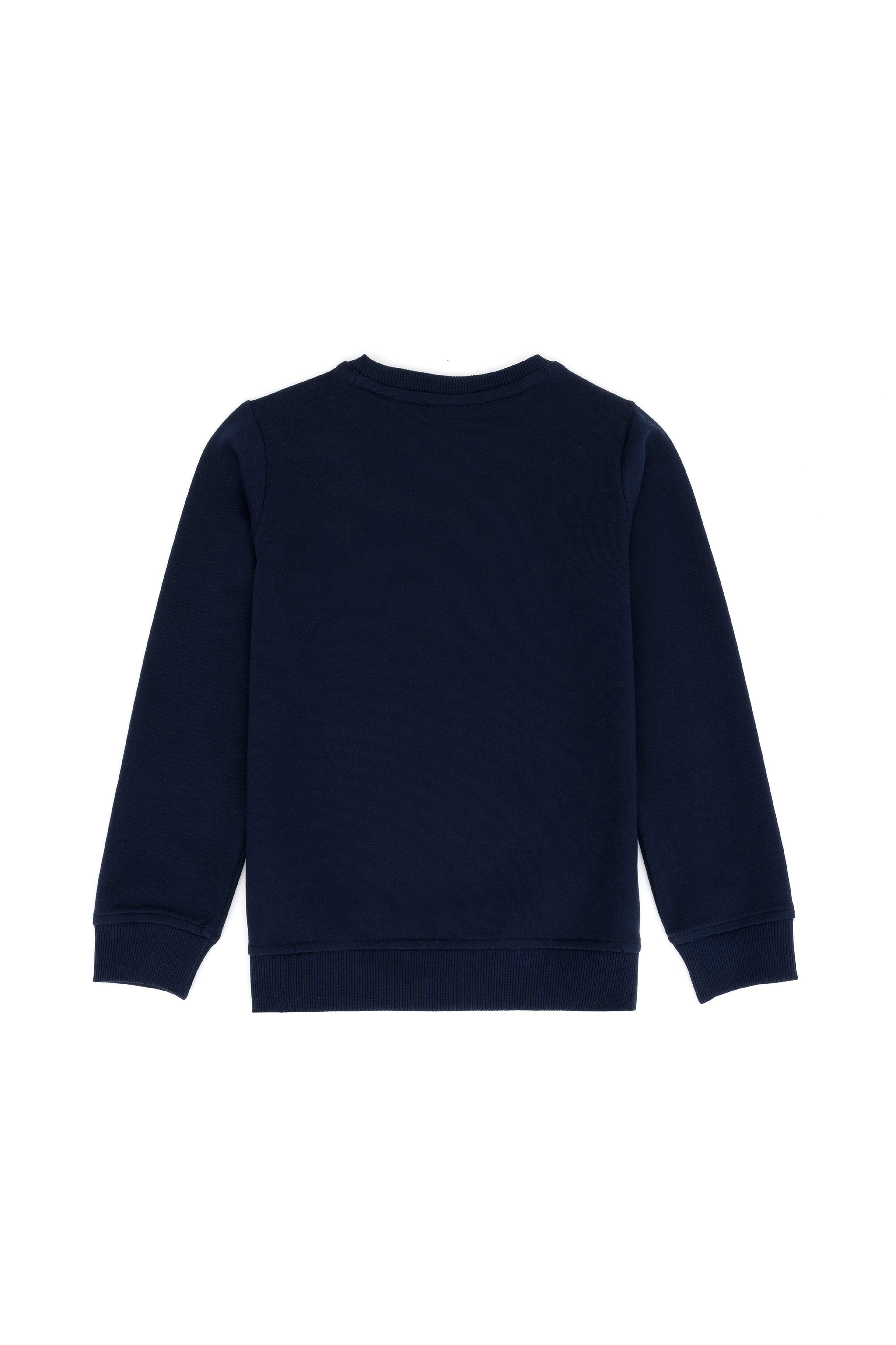 Çocuk Lacivert Bisiklet Yaka Sweatshirt - Image 2
