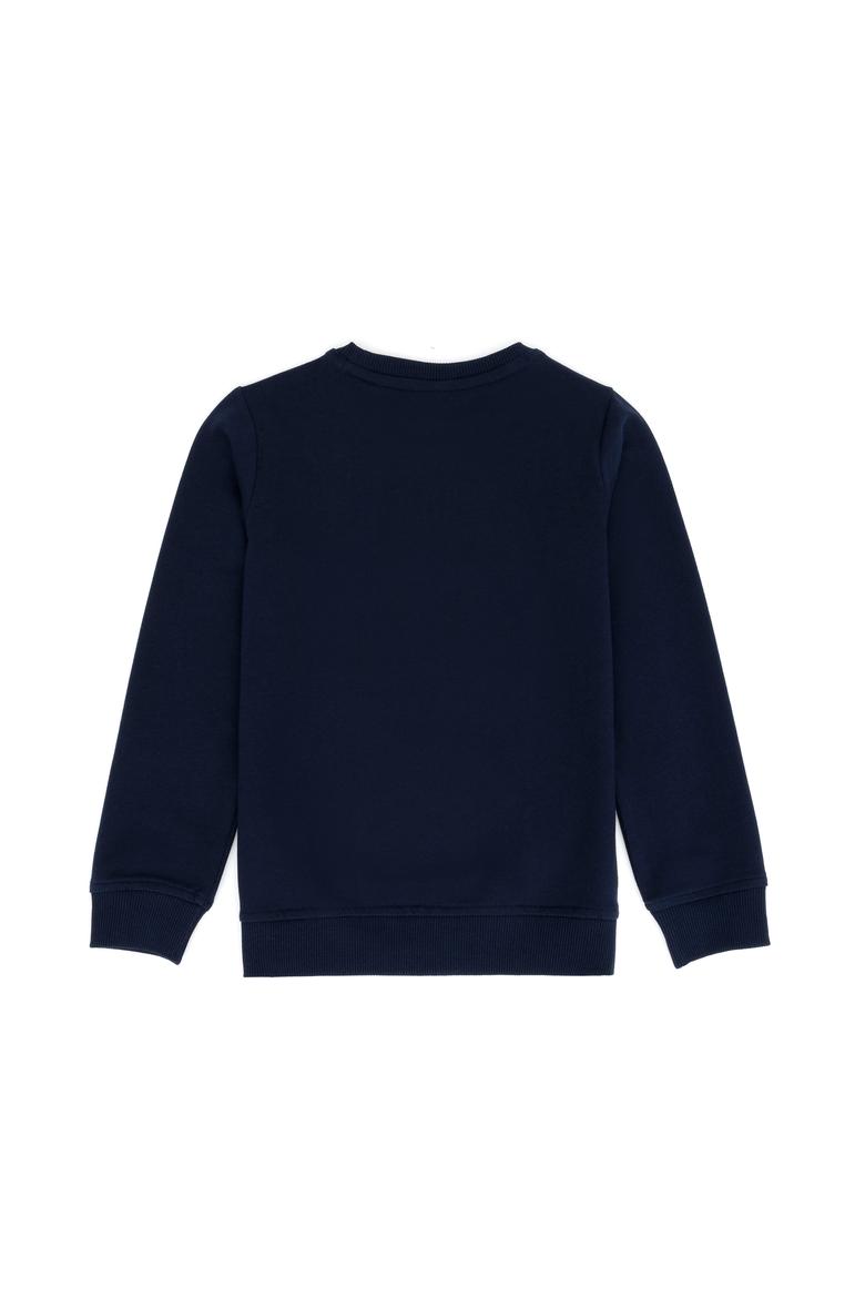Çocuk Lacivert Bisiklet Yaka Sweatshirt - 50270783001