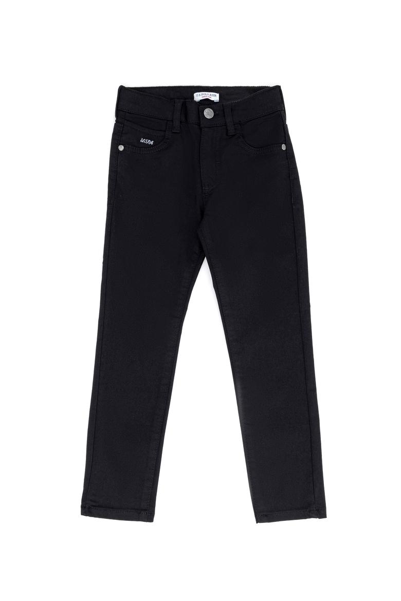 Kız Çocuk Siyah Kanvas Pantolon - 50272136023