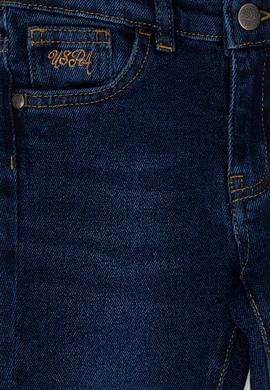 Kız Çocuk Mavi Jean Pantolon - 50272330011