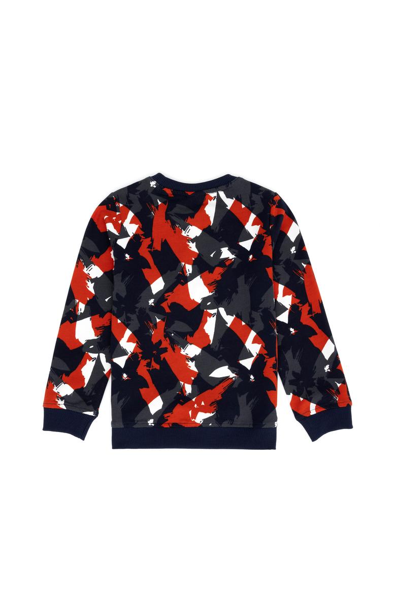 Çocuk Lacivert Bisiklet Yaka Sweatshirt - 50270867002