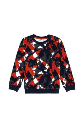 Çocuk Lacivert Bisiklet Yaka Sweatshirt - 50270867002