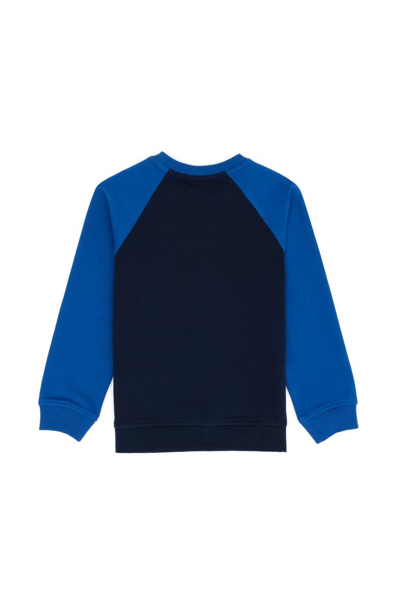 Çocuk Lacivert Bisiklet Yaka Sweatshirt - 50274421002