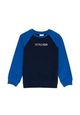 Çocuk Lacivert Bisiklet Yaka Sweatshirt - 50274421002