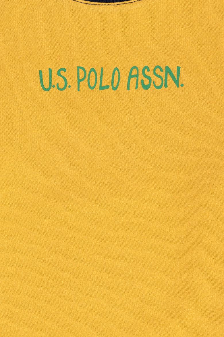 Çocuk Hardal Bisiklet Yaka Sweatshirt - 50274421012