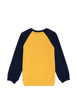 Çocuk Hardal Bisiklet Yaka Sweatshirt - 50274421012