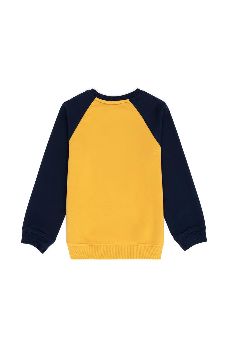 Çocuk Hardal Bisiklet Yaka Sweatshirt - 50274421012