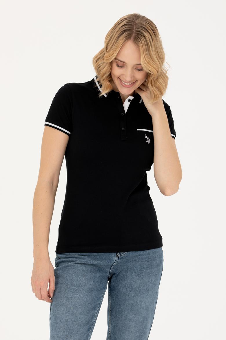 Kadın Siyah Tişört - 50262671021