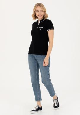 Kadın Siyah Tişört - 50262671021