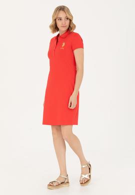 Kadın Kırmızı Örme Elbise - 50262696129