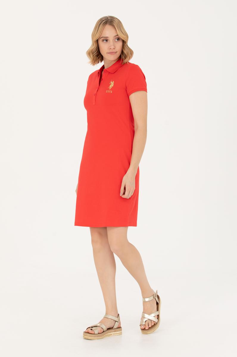 Kadın Kırmızı Örme Elbise