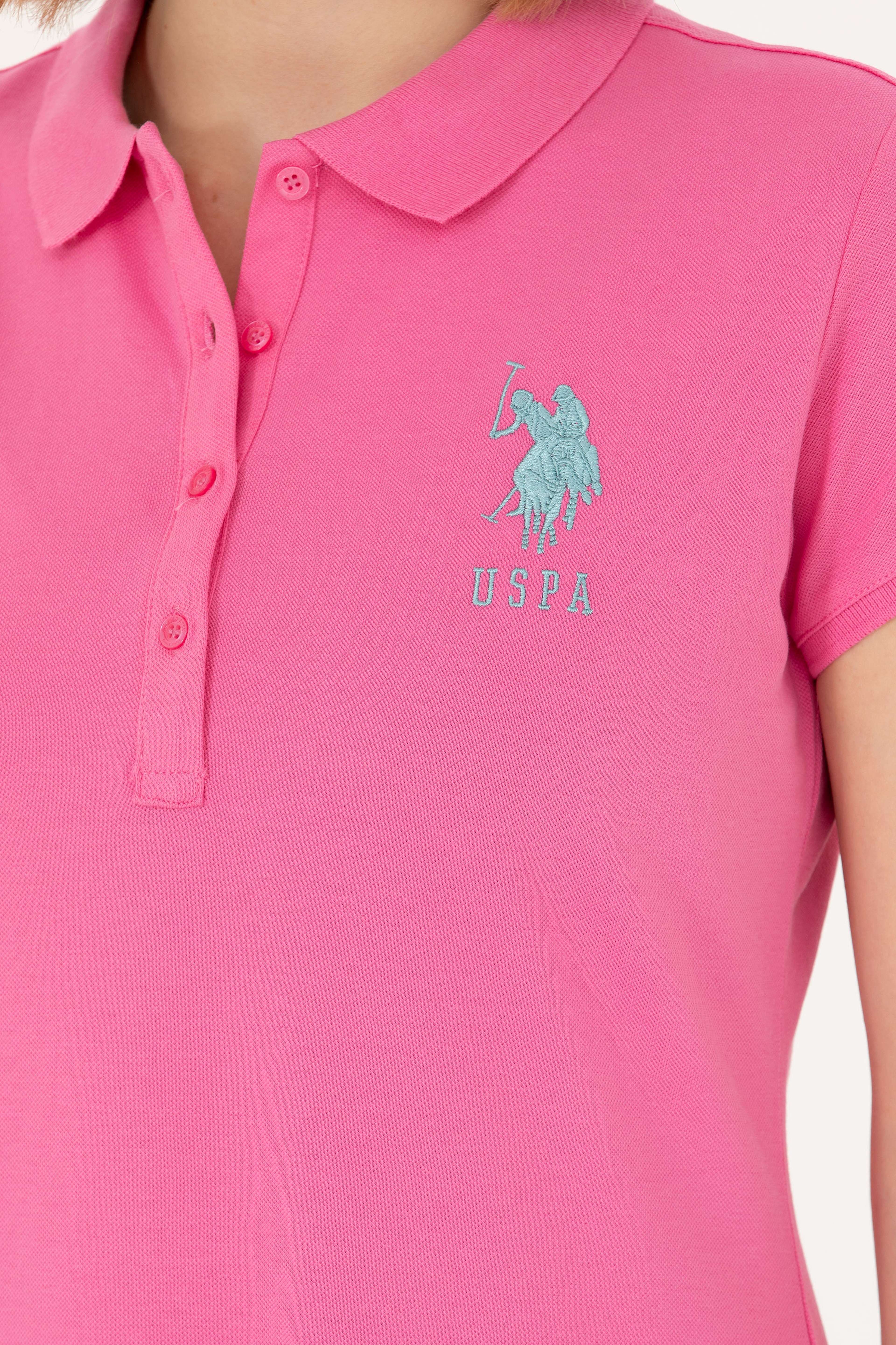 Kadın Pembe Örme Elbise - Image 7